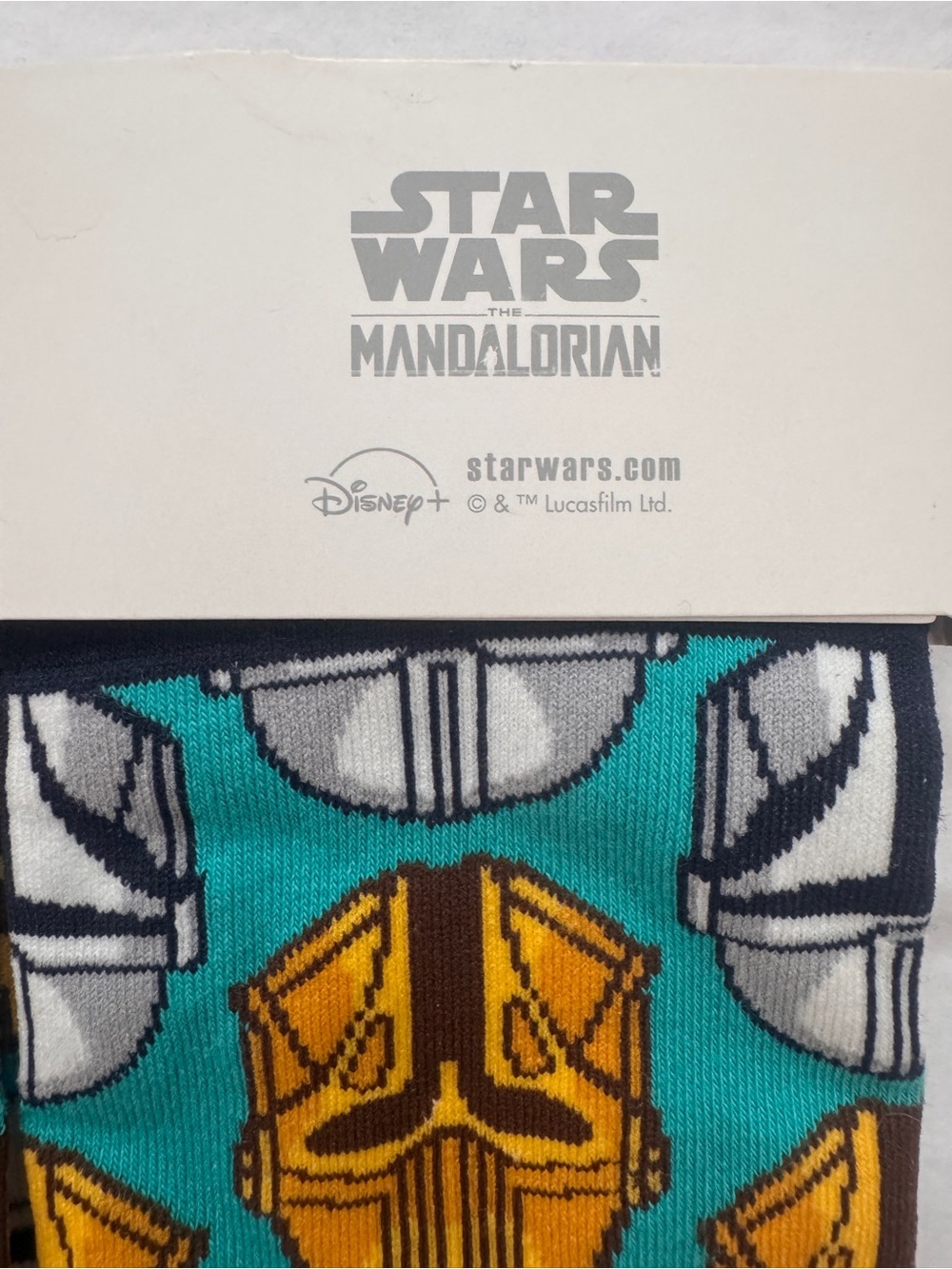 Hallmark Star Wars Mandalorian Socks NWT One Size Fits Most - Picture 4 of 7
